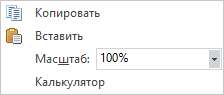 Интернет-Справка – программа для финансового планирования и анализа Budget-Plan Express. Меню для информационных таблиц