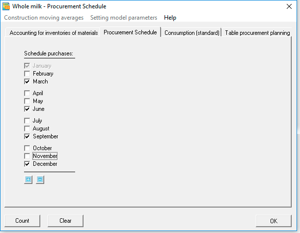 Purchase Schedule