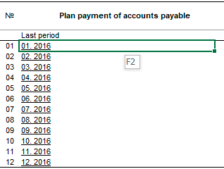 Planning Budget-Plan Express - payment