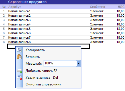 Создать справочник «Продуктов» Перед разработкой плана продаж, нужно создать справочник «Продуктов»