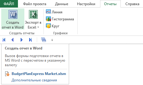 Вызов формы экспорта бизнес-планов в Word Бизнес-план – это «свободный» отчет, не ограниченный рамками стандартов, и включает целый комплекс материалов и иллюстраций – аналитический текст, выводы, фрагменты таблиц, графики, анализ рисков, вариантный анализ и т. д.
