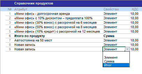 Установить свойство Установить свойство