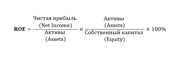 2-факторная модель Дюпона, ROE
